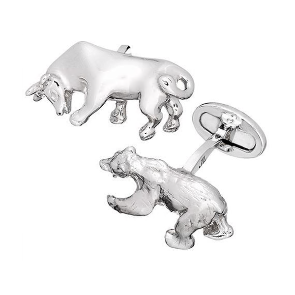 Royal Collection Bull & Bear Cufflinks
