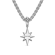 Load image into Gallery viewer, Pave North Star Amulet in Sterling Silver with Diamonds, 15mm
