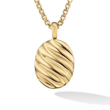 Load image into Gallery viewer, Sculpted Cable Locket in 18K Yellow Gold, 32mm
