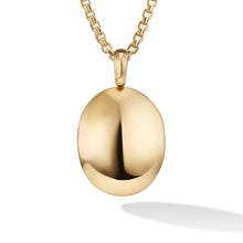 Load image into Gallery viewer, Sculpted Cable Locket in 18K Yellow Gold, 32mm
