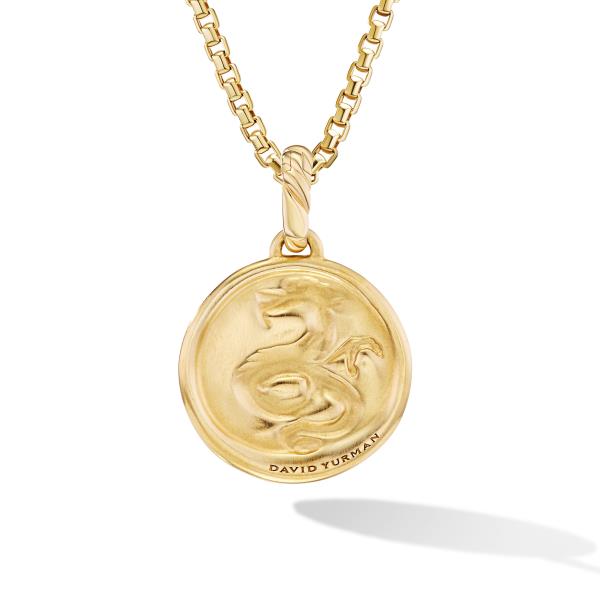 24k Gold Filled Over Sterling Silver Dragon Pendant With Chain 24 24k Gold Filled Over Sterling Silver Dragon Pendant With Chain 24