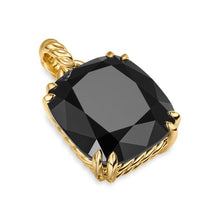 Load image into Gallery viewer, Marbella Pendant in 18K Yellow Gold with Black Onyx, 22mm
