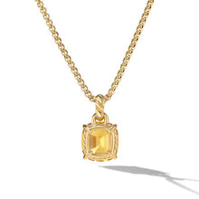 Load image into Gallery viewer, Marbella Pendant in 18K Yellow Gold with Citrine, 12mm
