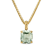 Load image into Gallery viewer, Marbella Pendant in 18K Yellow Gold with Prasiolite, 12mm
