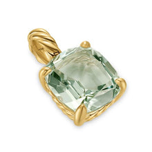 Load image into Gallery viewer, Marbella Pendant in 18K Yellow Gold with Prasiolite, 12mm
