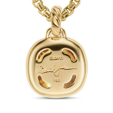 Load image into Gallery viewer, Albion Pendant in 18K Yellow Gold with Citrine and Diamonds, 11mm
