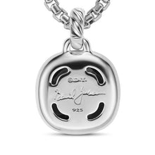 Load image into Gallery viewer, Albion Pendant in Sterling Silver with Black Onyx and Diamonds, 11mm

