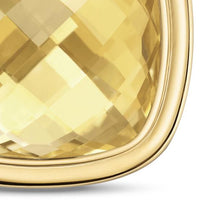 Load image into Gallery viewer, Albion Pendant in Sterling Silver with 18K Yellow Gold and Champagne Citrine, 15mm
