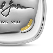 Load image into Gallery viewer, Albion Pendant in Sterling Silver with 18K Yellow Gold and Champagne Citrine, 15mm
