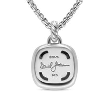 Load image into Gallery viewer, Albion Pendant in Sterling Silver with Black Onyx and Diamonds, 15mm
