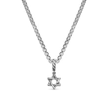 Load image into Gallery viewer, Star of David Amulet in Sterling Silver, 8.2mm
