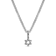 Load image into Gallery viewer, Star of David Amulet in Sterling Silver, 8.2mm
