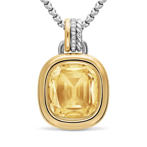DY Mercer Color Amulet in Sterling Silver with 18K Yellow Gold