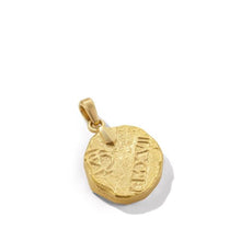 Load image into Gallery viewer, Shipwreck Coin Amulet in 18K Yellow Gold
