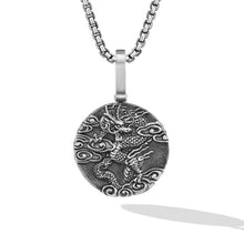 Load image into Gallery viewer, Dragon Amulet in Sterling Silver
