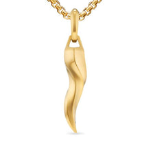 Load image into Gallery viewer, Cornicello Amulet in 18K Yellow Gold, 30mm
