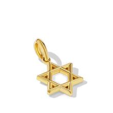 Load image into Gallery viewer, Star of David Pendant in 18K Yellow Gold, 19mm
