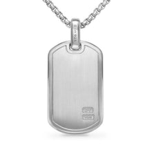 Load image into Gallery viewer, Pyramid Tag in Sterling Silver, 35mm
