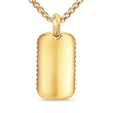 Load image into Gallery viewer, Chevron Tag in 18K Yellow Gold, 34mm
