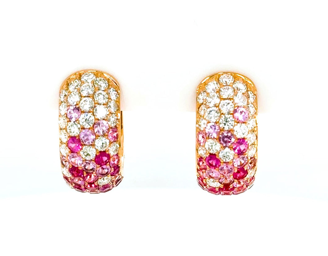 David Kord 14K Rose Gold Ombre Earrings
