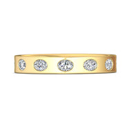 Martin Flyer 14K Yellow Gold, 0.68 ct Diamond Wedding Band