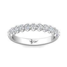 Load image into Gallery viewer, Martin Flyer 14K White Gold 0.73 ct Diamond Wedding Band
