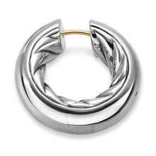 Load image into Gallery viewer, DY Mercer Hoop Earrings in Sterling Silver, 24.7mm
