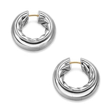 Load image into Gallery viewer, DY Mercer Hoop Earrings in Sterling Silver, 24.7mm

