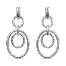 Load image into Gallery viewer, DY Mercer Mobile Drop Earrings in Sterling Silver, 65.7mm
