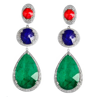 Royal Collection 3 Tier Drop Earrings