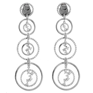 Royal Collection 4 Circle Drop Earrings