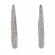 Royal Collection Diamond Hoop Earrings