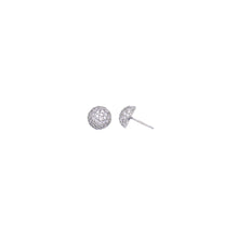 Load image into Gallery viewer, Vault Collection Circle Pave Diamond Earrings
