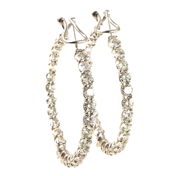 Royal Collection Inside Out Diamond Earrings