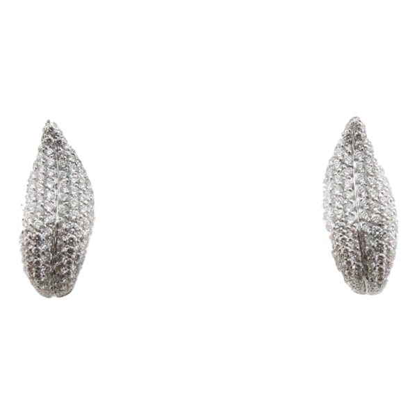 Palmiero Diamond Petal Earrings