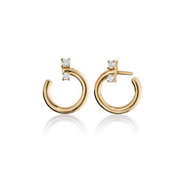 Monica Rich Kosann Small Galaxy Wrap Diamond Earrings