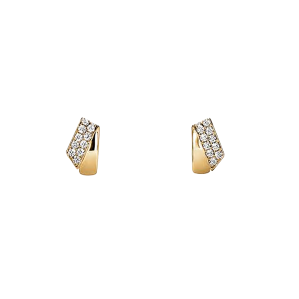 Hearts On Fire Inside Out Diamond Flip Huggy Earrings