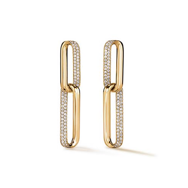 Hearts On Fire Inside Out Small Link Earrings