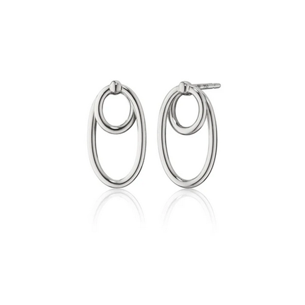 Monica Rich Kosann Double Oval Infinity Earrings