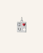 Load image into Gallery viewer, Monica Rich Kosann Sterling Silver Necklace with Red Enamel &amp; White Sapphire
