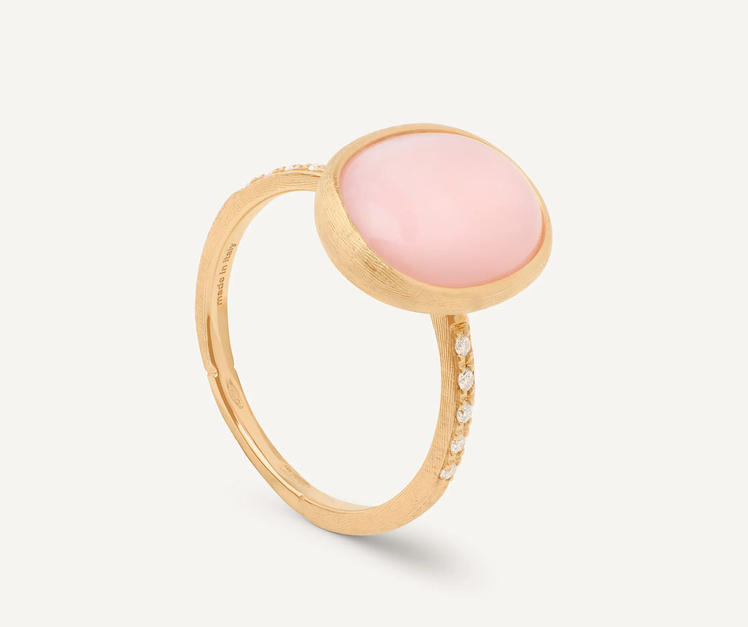 Marco Bicego Siviglia Diamond & Pink Opal Ring