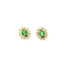 Load image into Gallery viewer, Royal Estate Emerald Earrings
