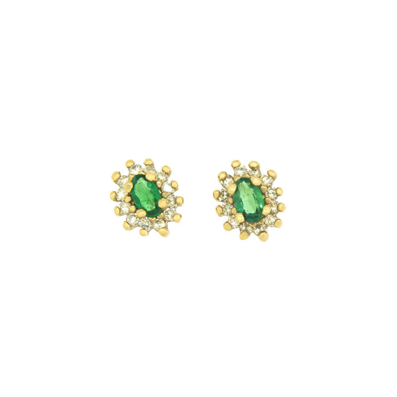 Royal Estate Emerald Earrings