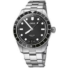 Load image into Gallery viewer, Oris Divers Date 39mm – Black Dial on Stainless Steel Bracelet
