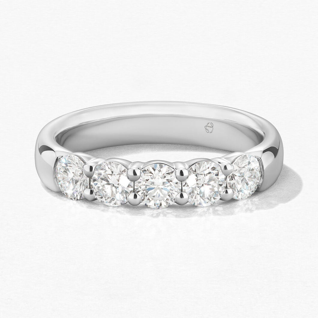 Hearts On Fire Signature 5 Stone Diamond Ring