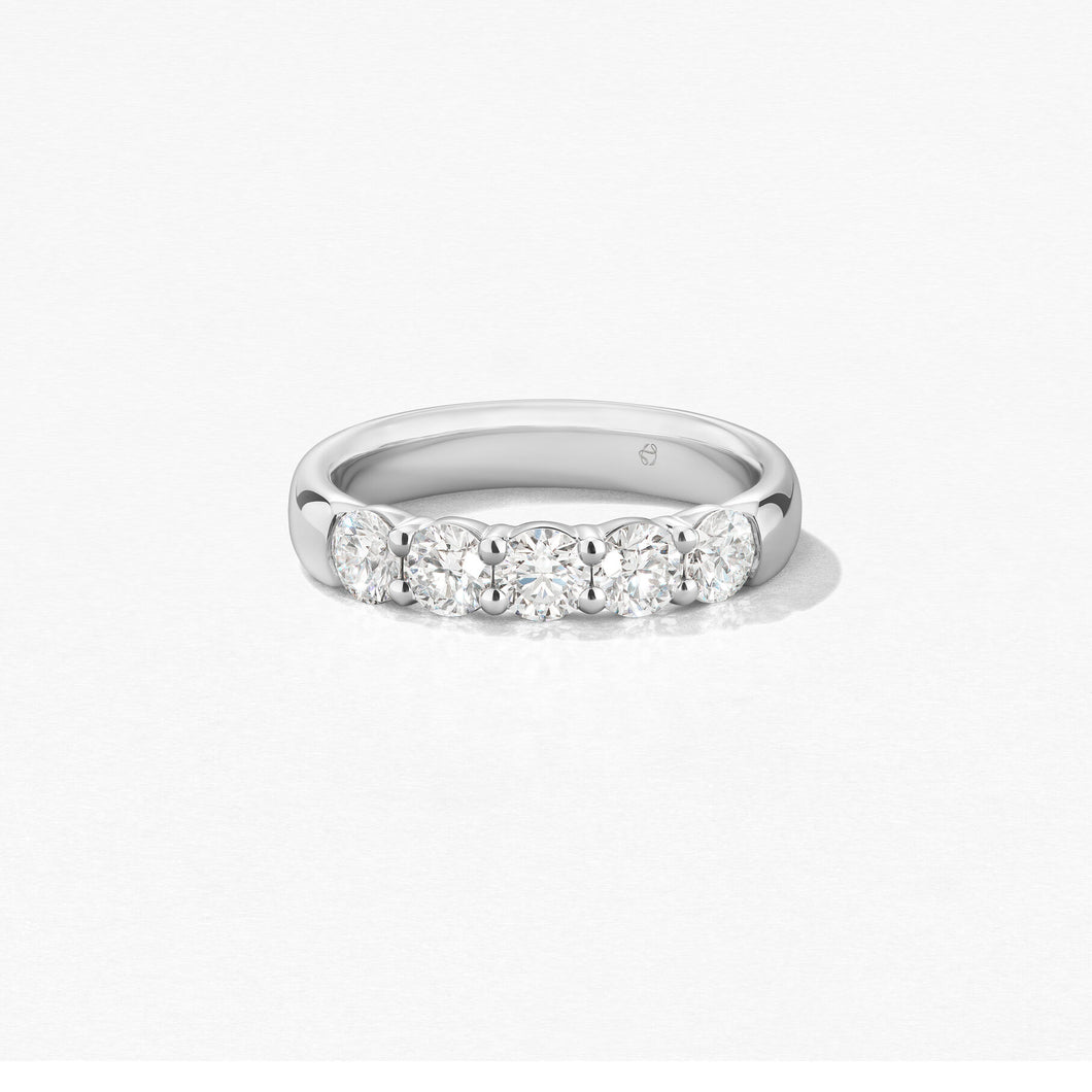 Hearts On Fire 5 Stone Ring