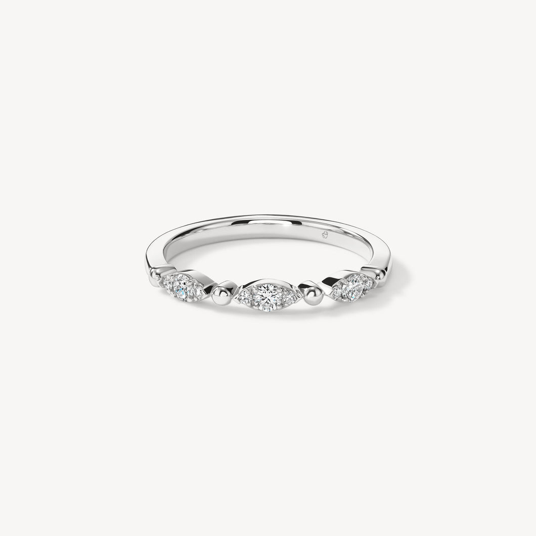 Hearts On Fire Regal Bead Diamond Band