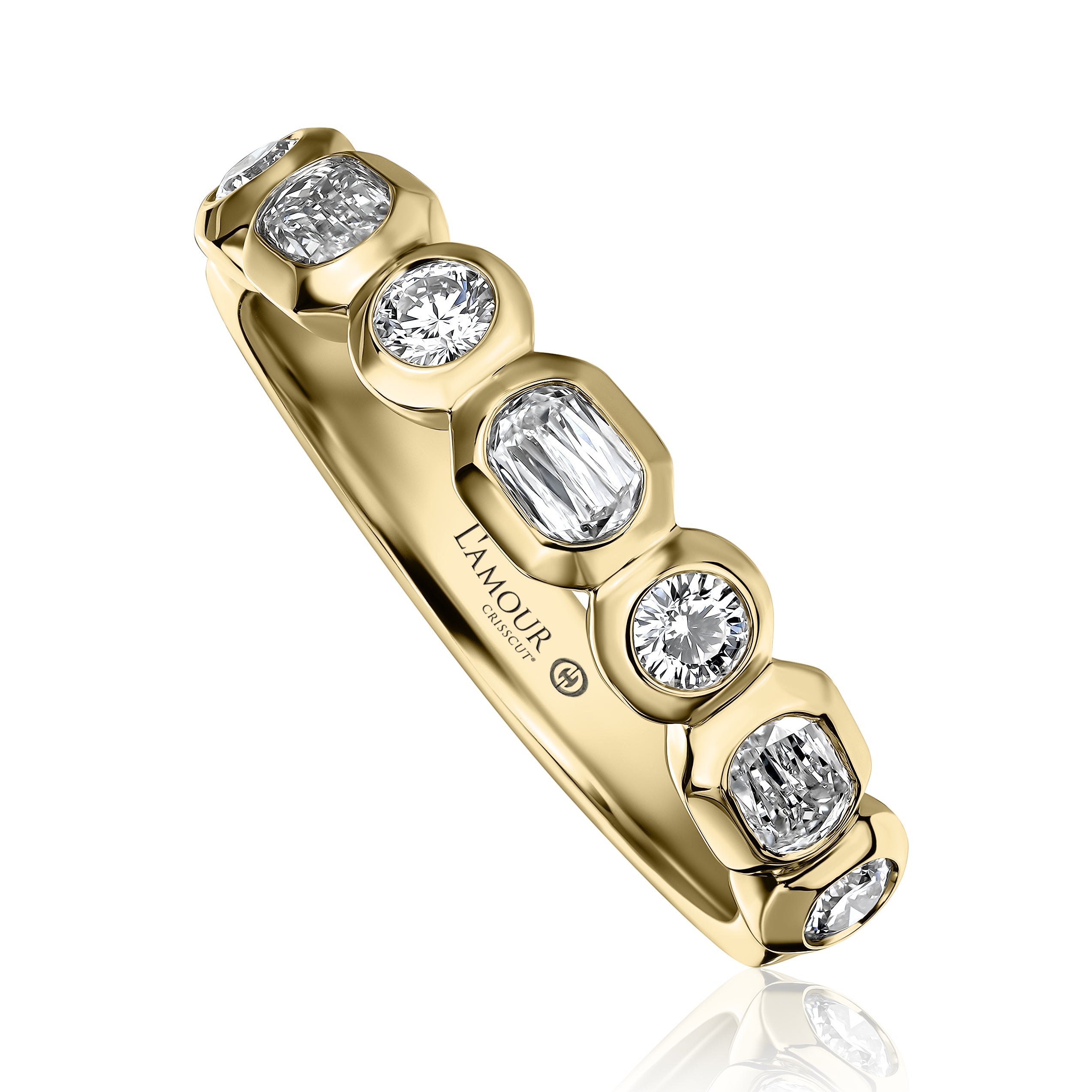 Christopher Designs L’Amour Crisscut® Diamond Band – Royal Jewelers