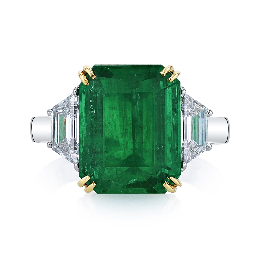 Royal Collection Platinum & 18K Yellow Gold Emerald Grandeur – 6.37ct Emerald JSM951_185947