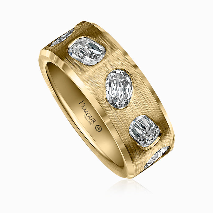 Christopher Designs L’Amour Crisscut® Diamond Band